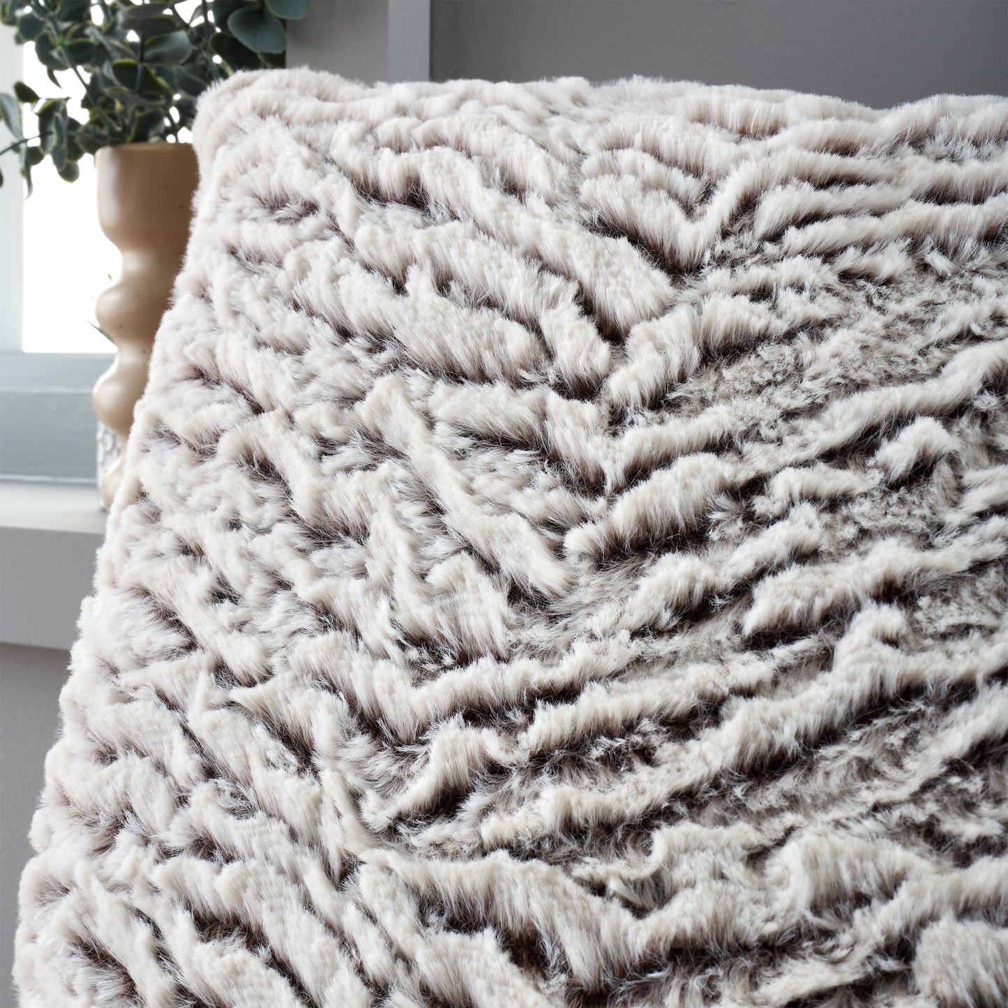 Catherine Lansfield Wolf Filled Cushion