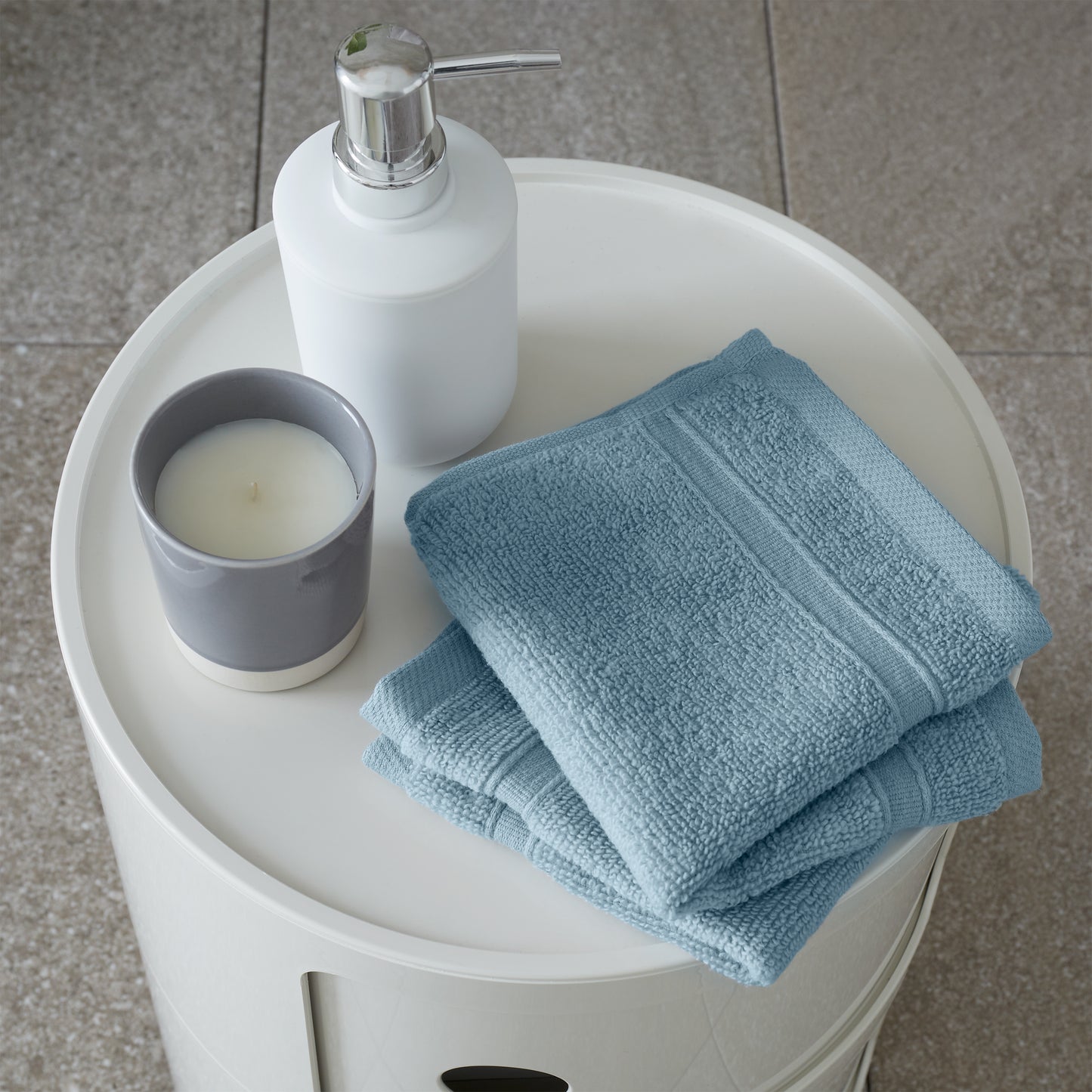Catherine Lansfield Zero Twist Bath Towels - Blue