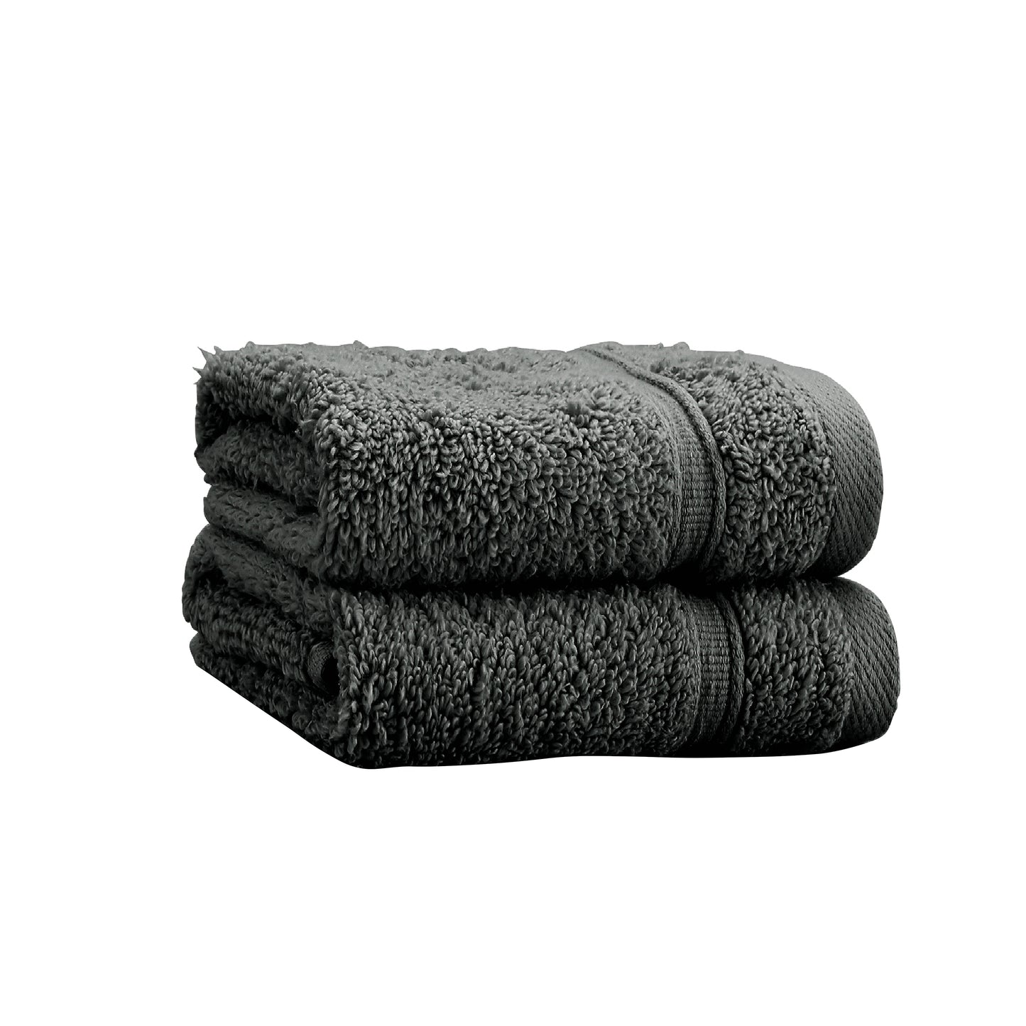 Catherine Lansfield Zero Twist Bath Towels - Charcoal
