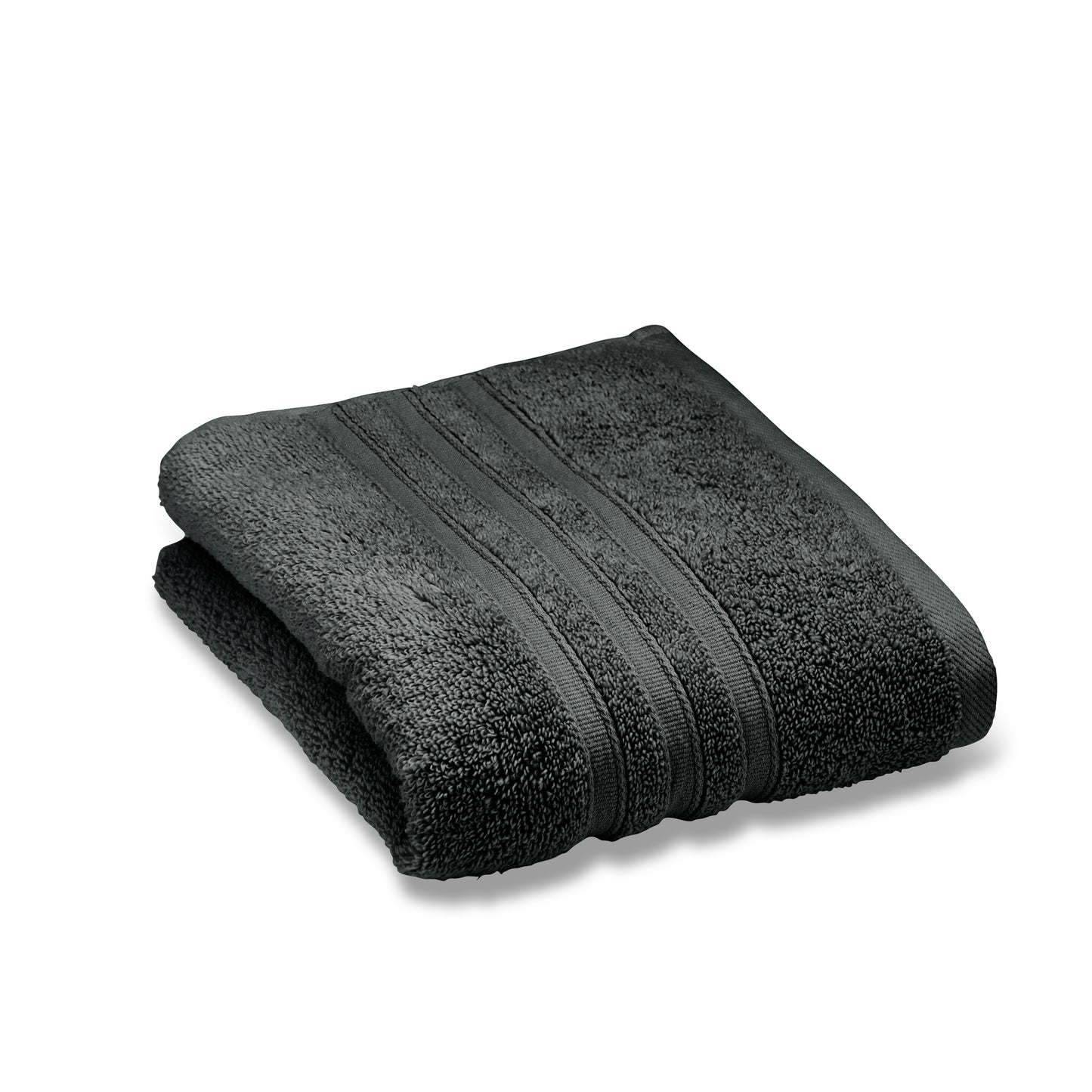 Catherine Lansfield Zero Twist Bath Towels - Charcoal
