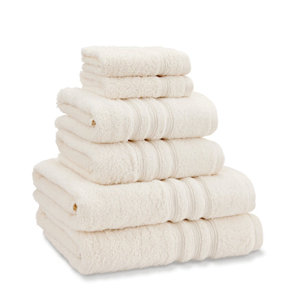 Catherine Lansfield Zero Twist Bath Towels - Cream