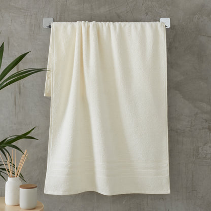 Catherine Lansfield Zero Twist Bath Towels - Cream