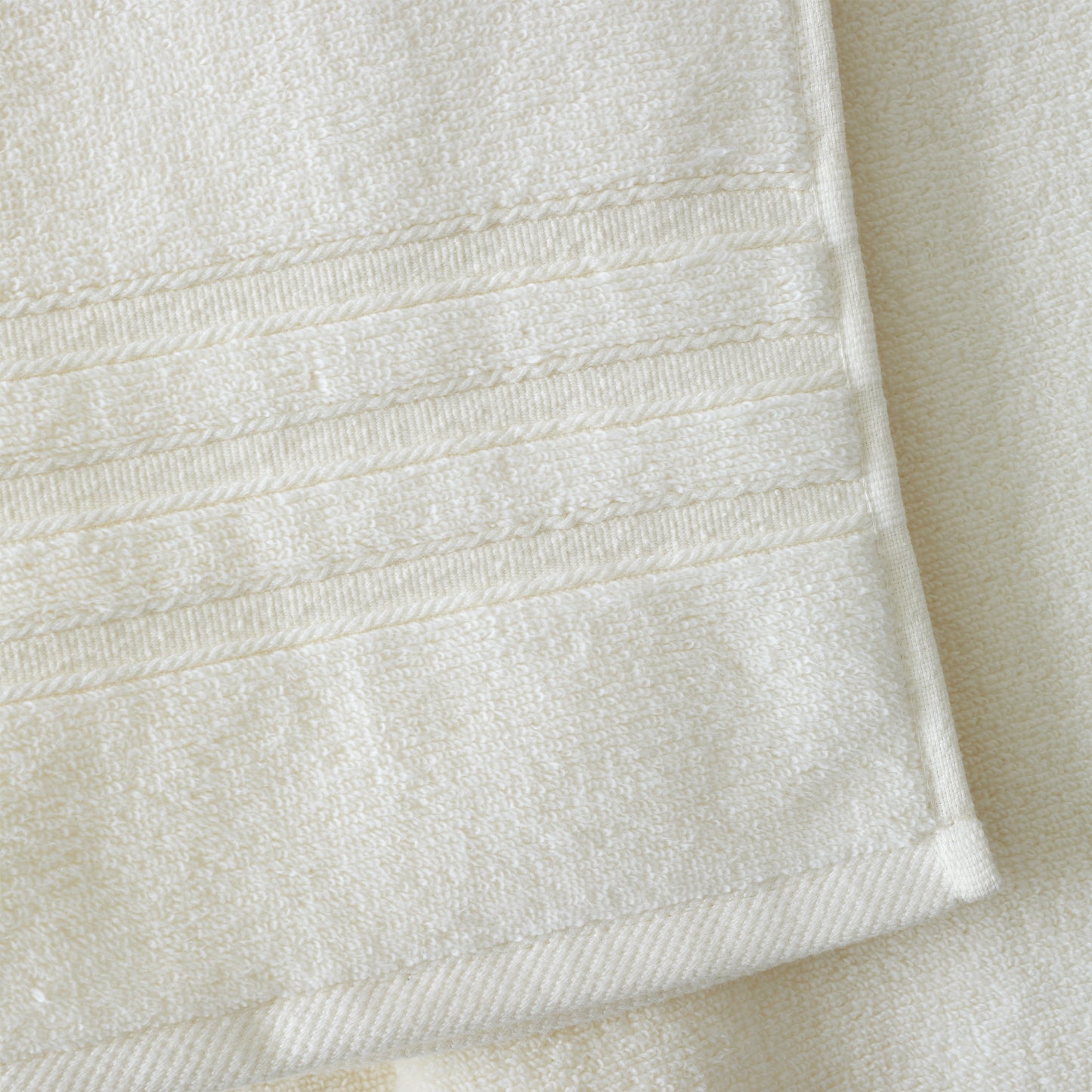 Catherine Lansfield Zero Twist Bath Towels - Cream