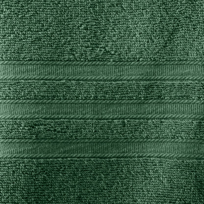 Catherine Lansfield Zero Twist Bath Towels - Dark Green