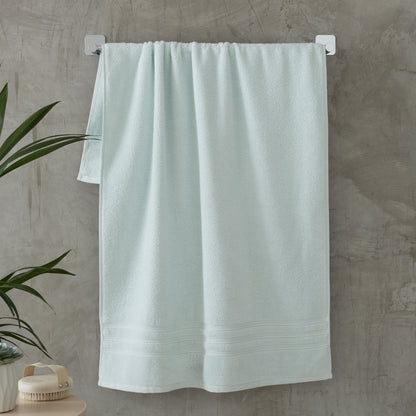 Catherine Lansfield Zero Twist Bath Towels - Duck Egg