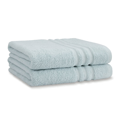 Catherine Lansfield Zero Twist Bath Towels - Duck Egg