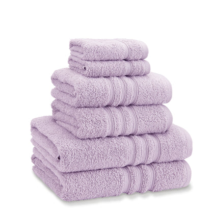 Catherine Lansfield Zero Twist Bath Towels - Lilac