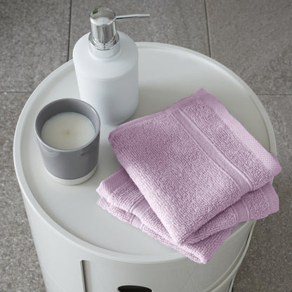 Catherine Lansfield Zero Twist Bath Towels - Lilac