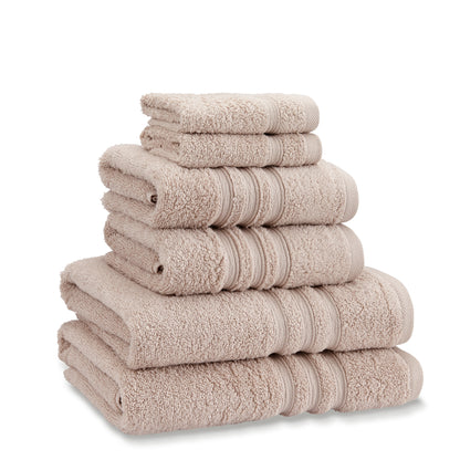 Catherine Lansfield Zero Twist Bath Towels - Natural