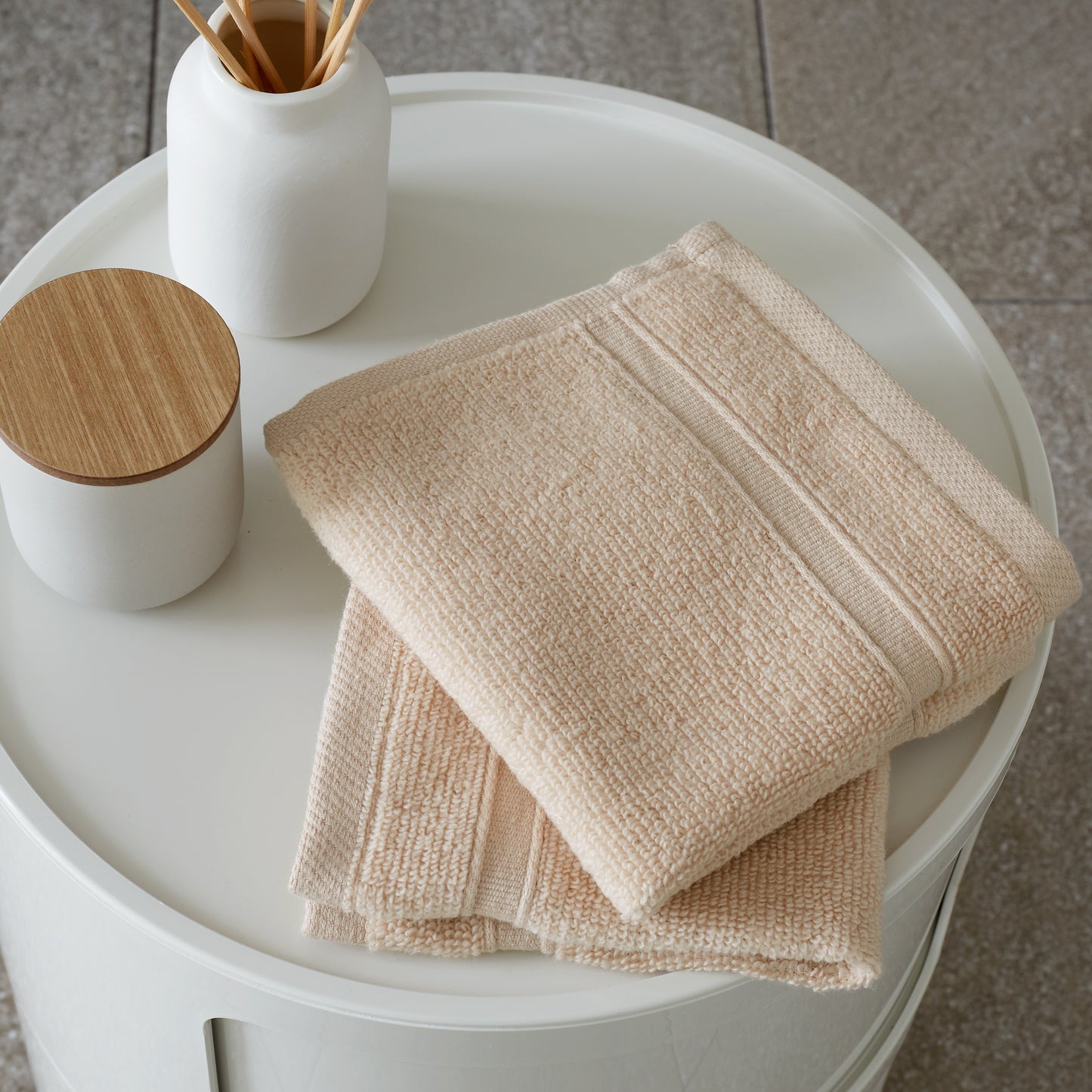 Catherine Lansfield Zero Twist Bath Towels - Natural