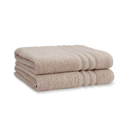 Catherine Lansfield Zero Twist Bath Towels - Natural