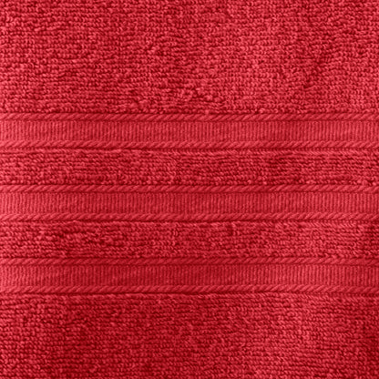 Catherine Lansfield Zero Twist Bath Towels - Red