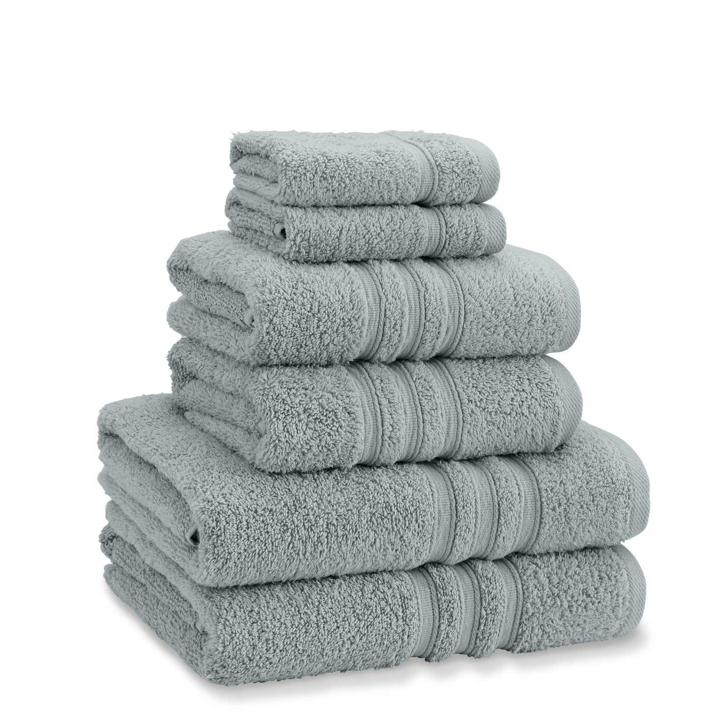 Catherine Lansfield Zero Twist Bath Towels - Sage Green