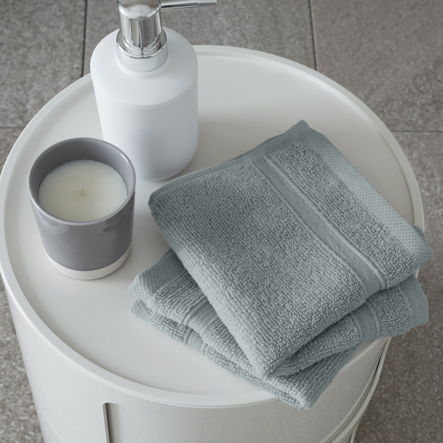 Catherine Lansfield Zero Twist Bath Towels - Sage Green