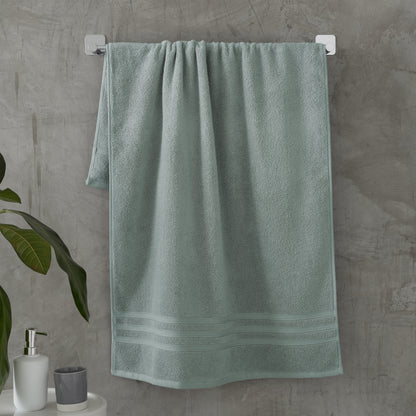 Catherine Lansfield Zero Twist Bath Towels - Sage Green
