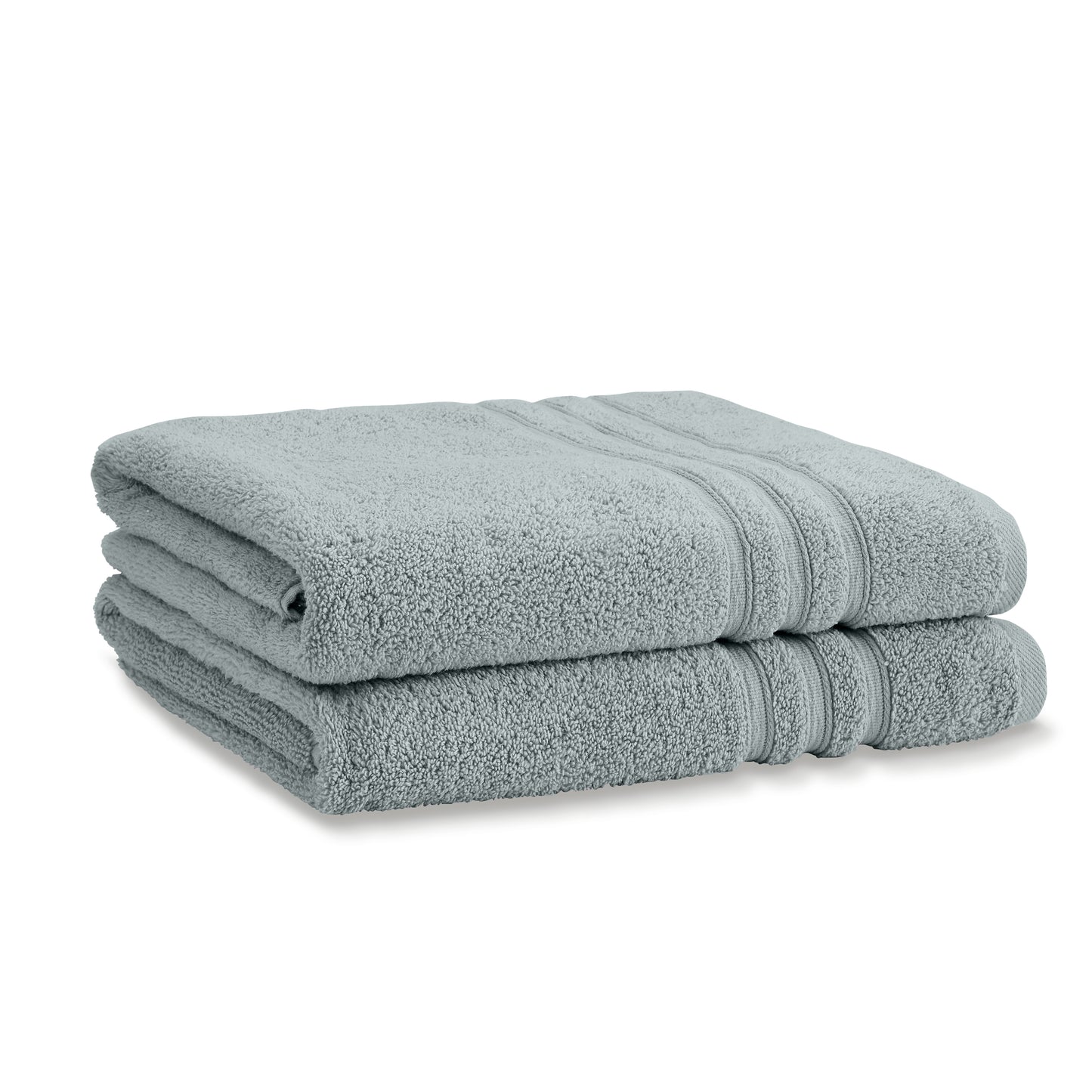 Catherine Lansfield Zero Twist Bath Towels - Sage Green