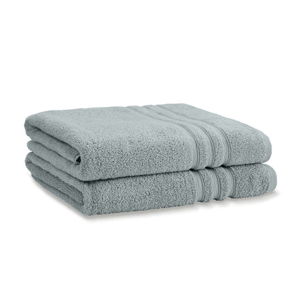 Catherine Lansfield Zero Twist Bath Towels - Sage Green