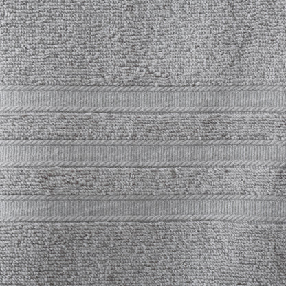 Catherine Lansfield Zero Twist Bath Towels - Silver
