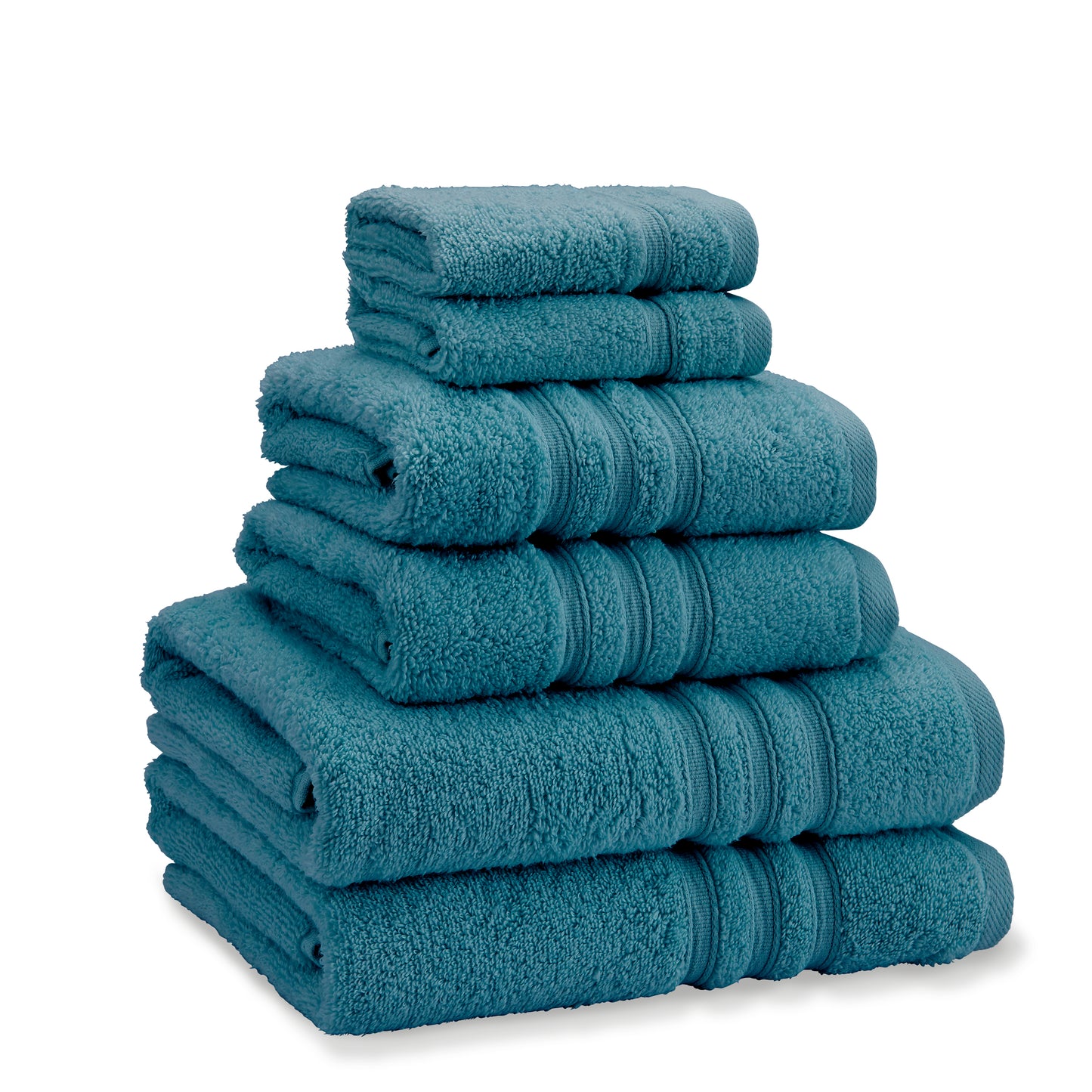 Catherine Lansfield Zero Twist Bath Towels - Teal