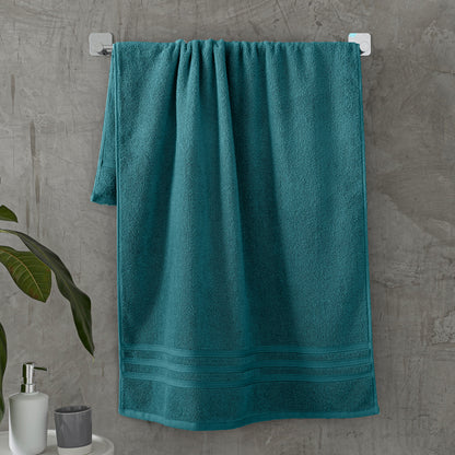 Catherine Lansfield Zero Twist Bath Towels - Teal