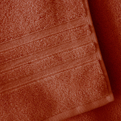 Catherine Lansfield Zero Twist Bath Towels - Terracotta