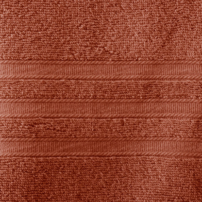 Catherine Lansfield Zero Twist Bath Towels - Terracotta