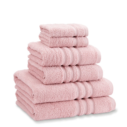 Catherine Lansfield Zero Twist Bath Towels - Pink