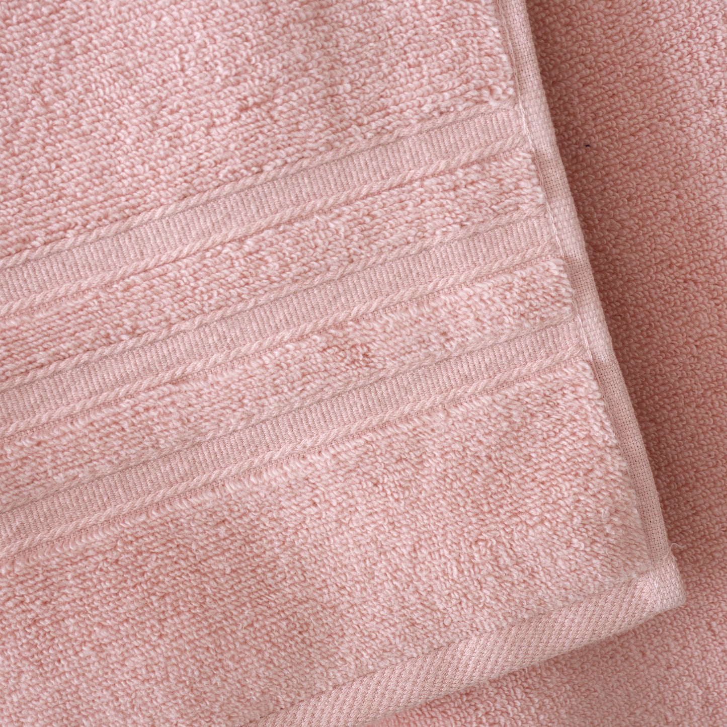 Catherine Lansfield Zero Twist Bath Towels - Pink