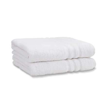 Catherine Lansfield Zero Twist Bath Towels - White