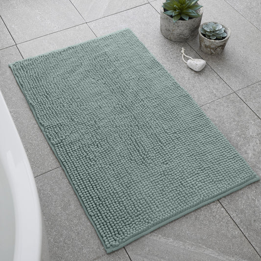 Catherine Lansfield Bobble Bath Mat - Sage Green