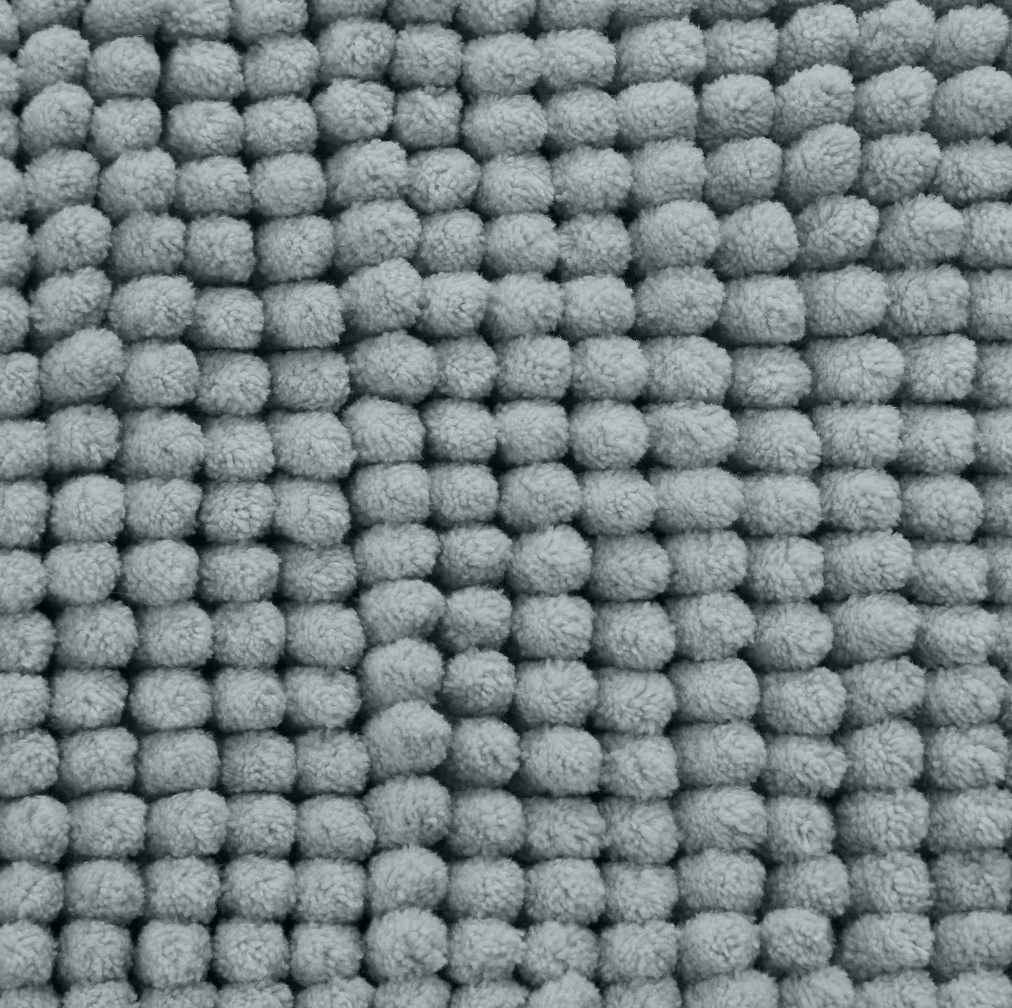 Catherine Lansfield Extra Long Bobble Bath Mat - Sage Green
