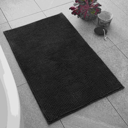 Catherine Lansfield Bobble Bath Mat - Charcoal