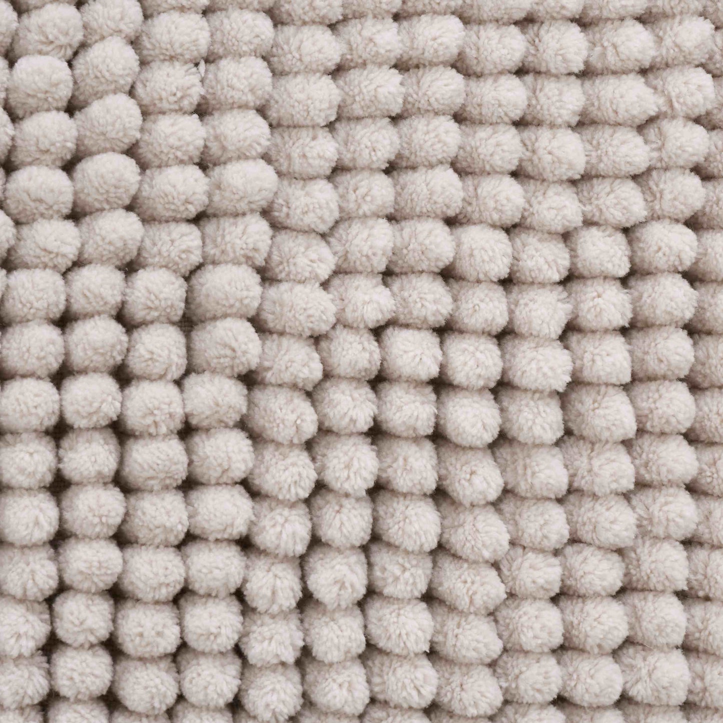 Catherine Lansfield Extra Long Bobble Bath Mat - Natural