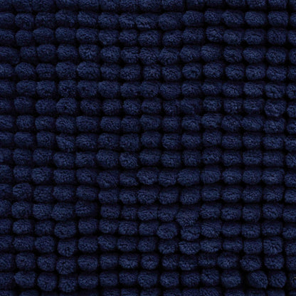 Catherine Lansfield Extra Long Bobble Bath Mat - Navy