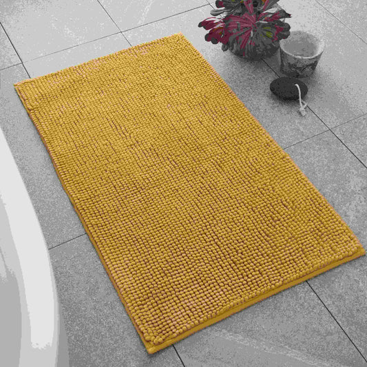 Catherine Lansfield Bobble Bath Mat - Ochre