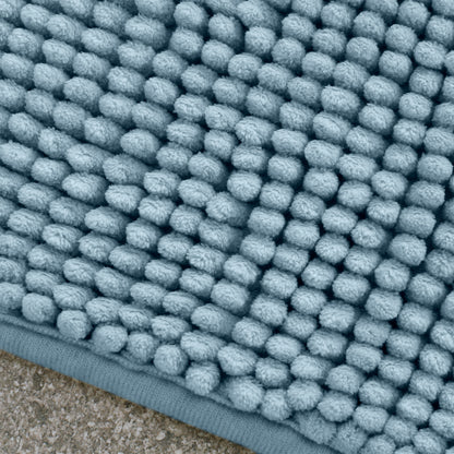 Catherine Lansfield Bobble Bath Mat - Blue
