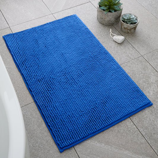 Catherine Lansfield Bobble Bath Mat - Cobalt Blue