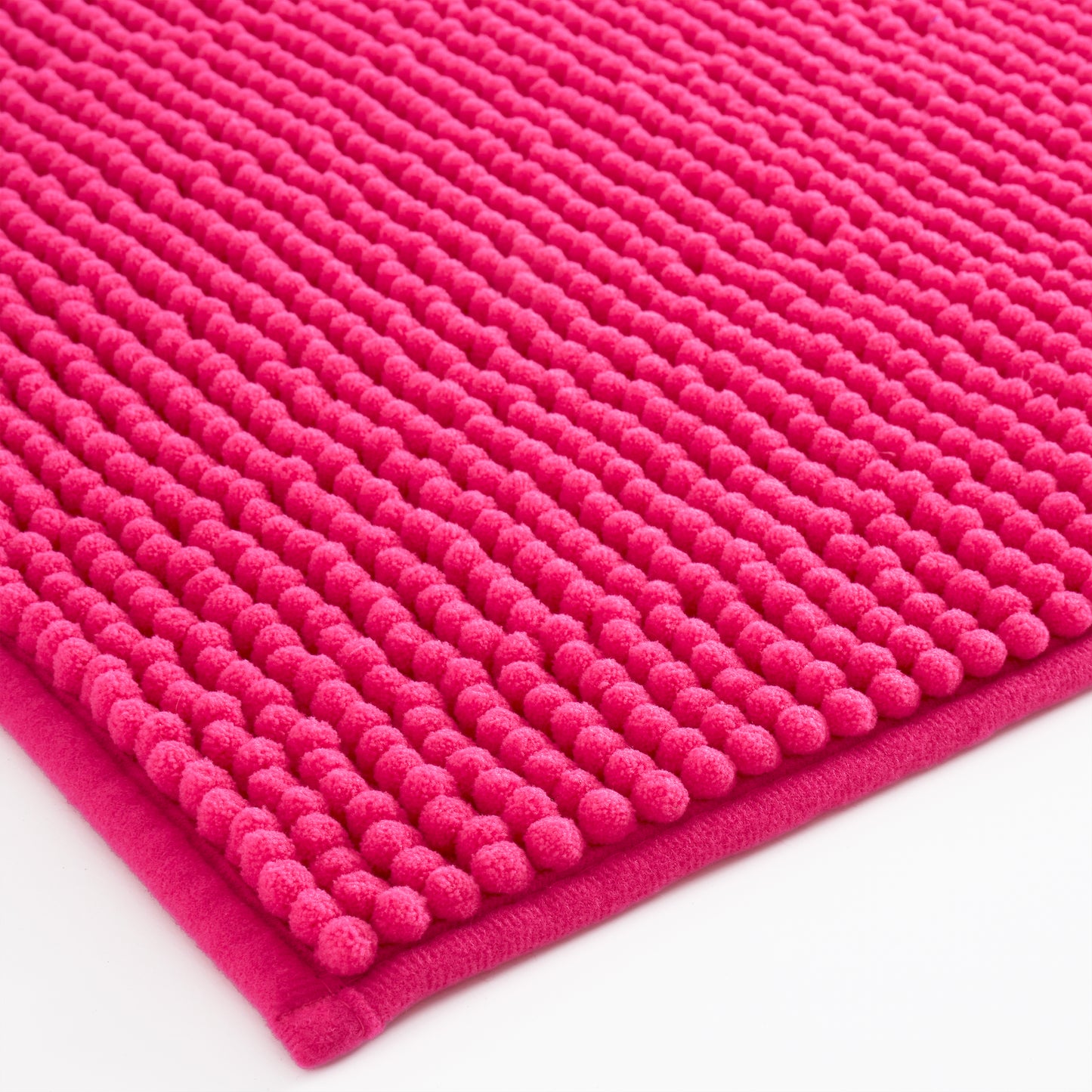 Catherine Lansfield Bobble Bath Mat - Hot Pink