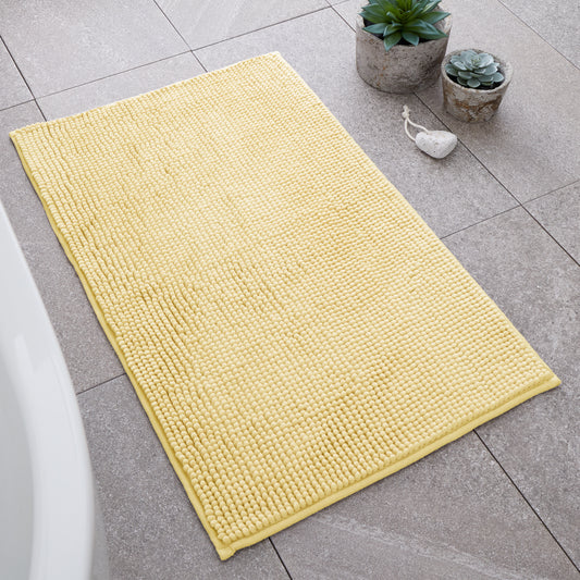 Catherine Lansfield Bobble Bath Mat - Yellow
