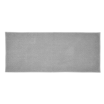 Catherine Lansfield Extra Long Bobble Bath Mat - Silver