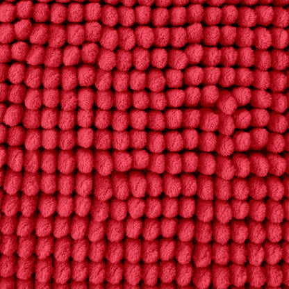 Catherine Lansfield Bobble Bath Mat - Red