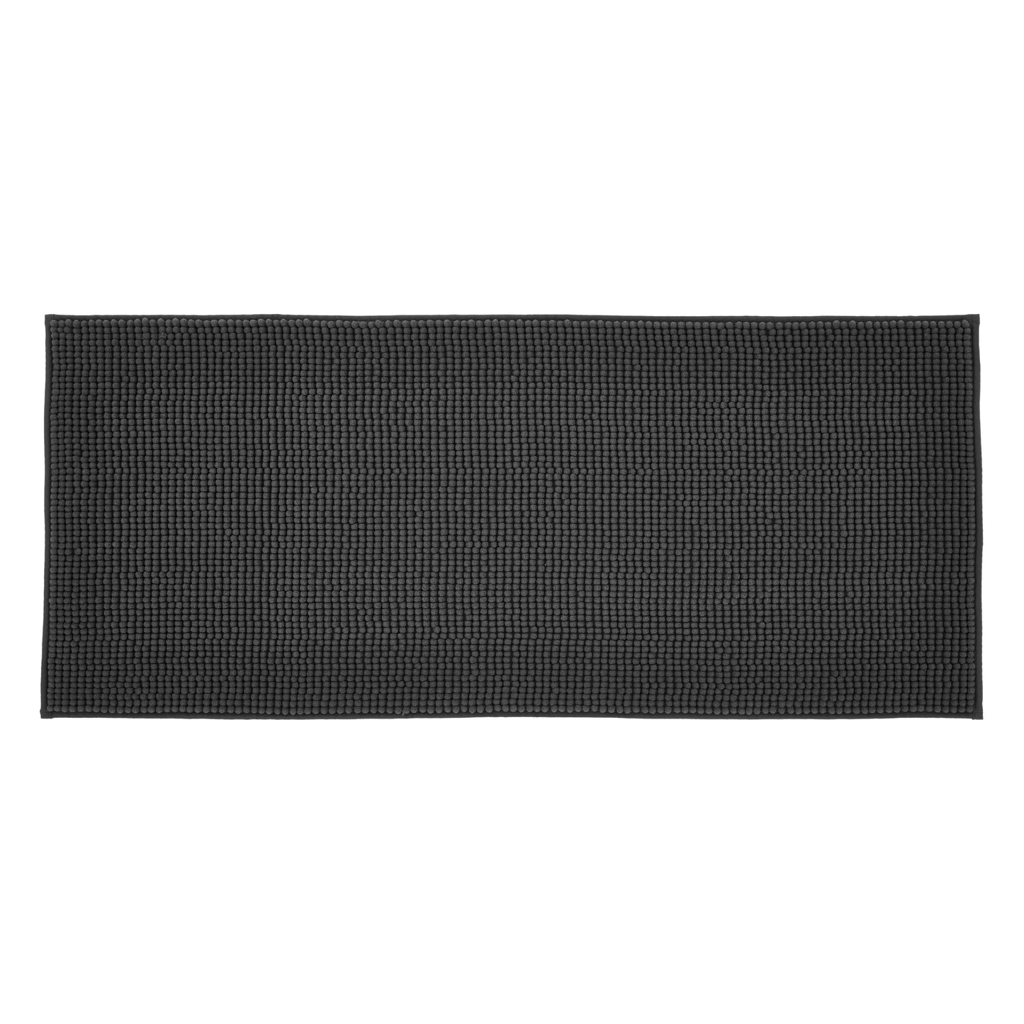 Catherine Lansfield Extra Long Bobble Bath Mat - Charcoal