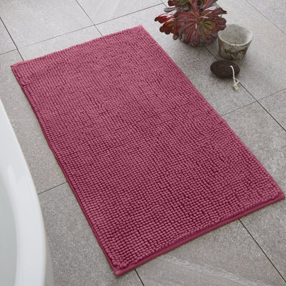 Catherine Lansfield Bobble Bath Mat - Raspberry
