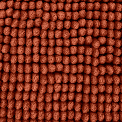 Catherine Lansfield Bobble Bath Mat - Terracotta