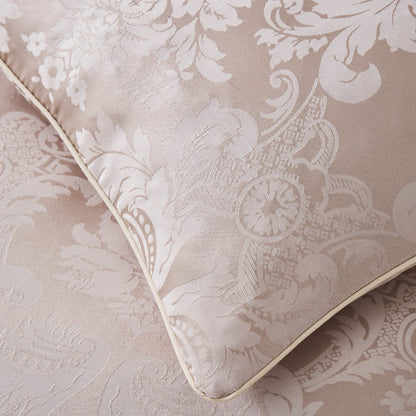Catherine Lansfield Damask Jacquard Filled Cushion - Champagne