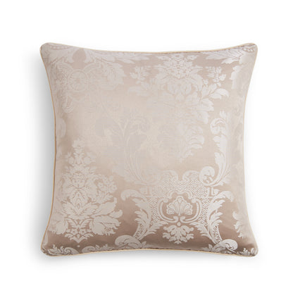 Catherine Lansfield Damask Jacquard Filled Cushion - Champagne