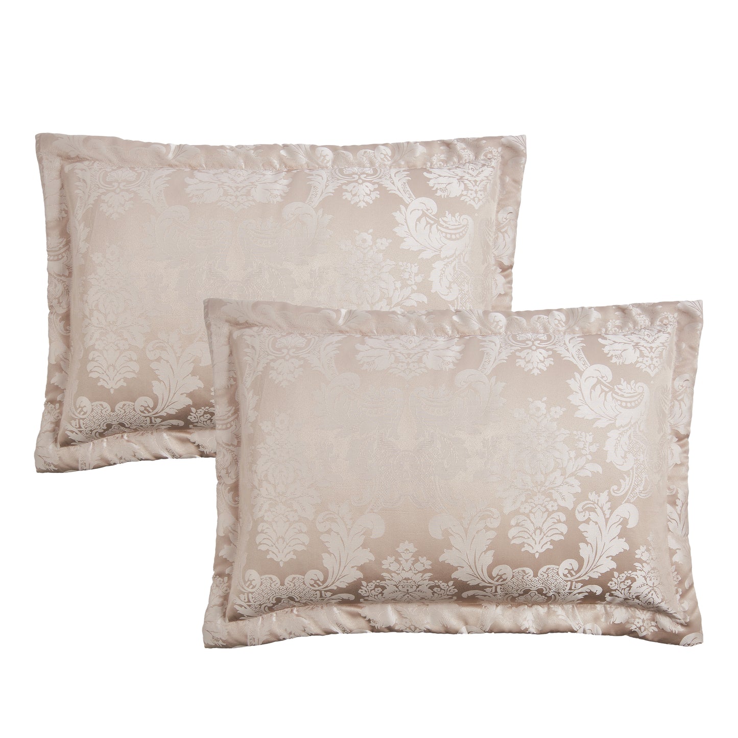 Catherine Lansfield Damask Jacquard Duvet Cover Set - Champagne
