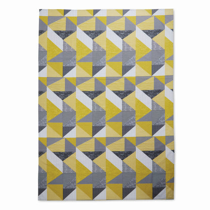 Catherine Lansfield Larsson Geo Table Cloth - Ochre