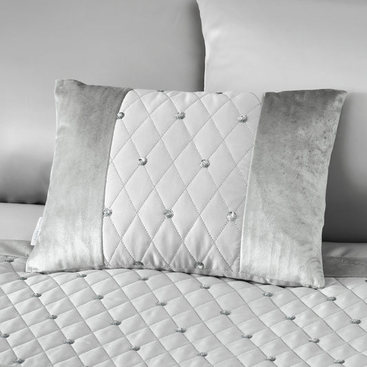 Catherine Lansfield Sequin Cluster Filled Cushion - Silver