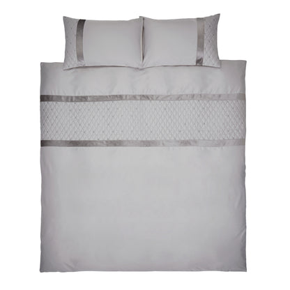 Catherine Lansfield Sequin Cluster Duvet Cover Set - Silver